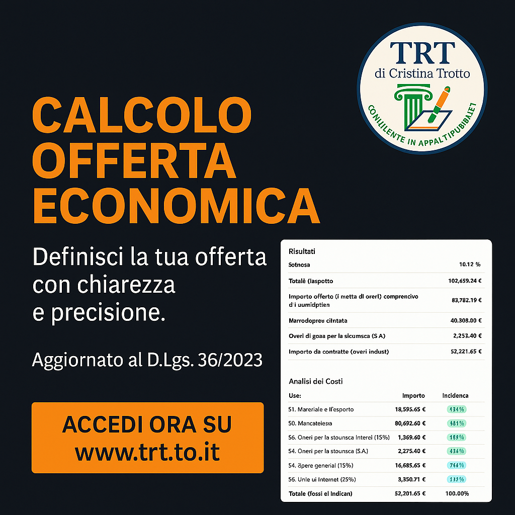 Calcolo Offerta Economica – anteprima
